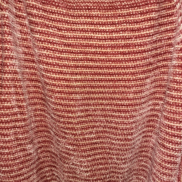 Woman Within Chenille Sweater 4X Terracotta and Cream 3/4 Sleeve Worn Once EUC - Picture 2 of 4